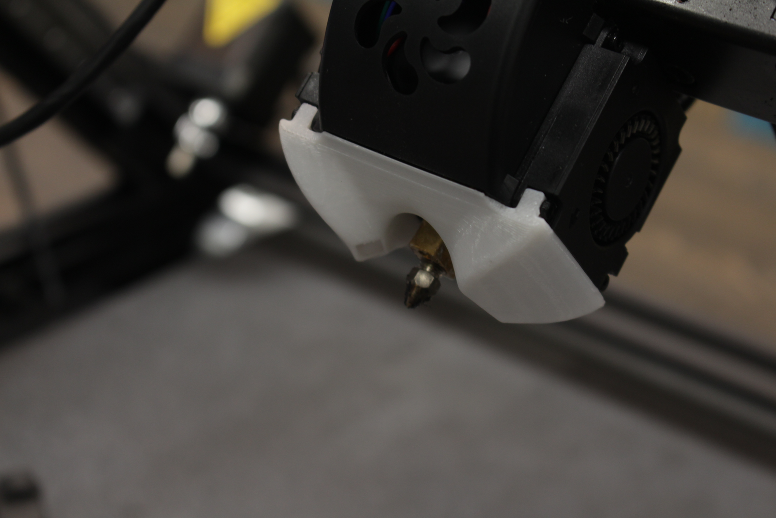 New nozzle installed